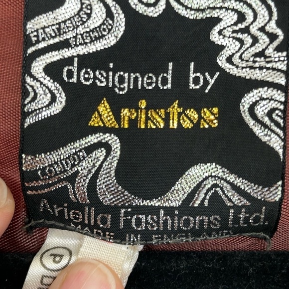 Rare Vintage Made in England Carnaby Street Design by Aristos Maxi Dress - Picture 7 of 15